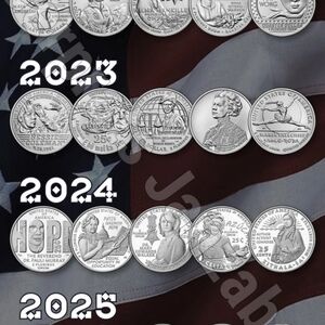 One New Uncirculated Quarter In Coin Flip *Random Design/year*